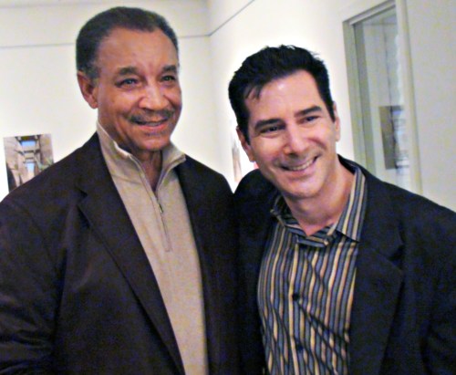 Lamonte and Robert look to the horizon