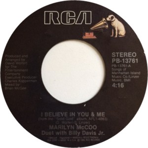 I believe in you and me